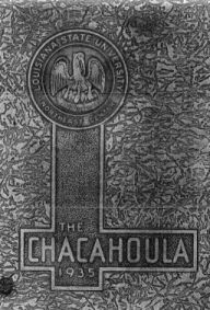 photocopy of front of 1935 Chacahoula yearbook