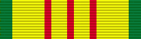 image of Vietnam Service ribbon w/6 battle stars