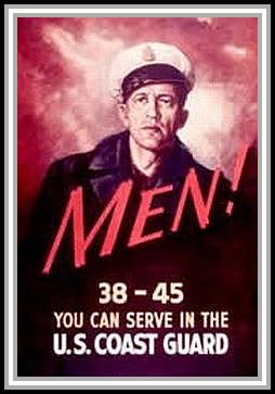 scan of poster MEN! 38-45 You can serve in the U. S. Coast Guard 