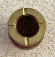photograph of 3" 50mm gun shell casing ashtray (top)