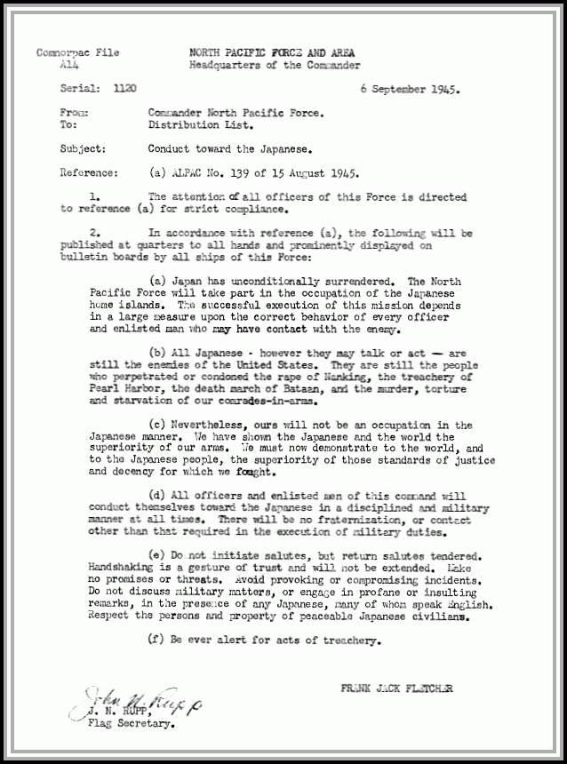 scanned copy of WWII document