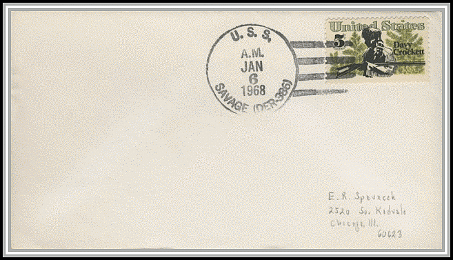 scan of DER-386 postmark (1968)