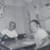Bill Harvey (on right) in 4 seat breakroom.