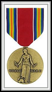 photograph of  WWII Victory Medal belonging to Gerald O. Day - front